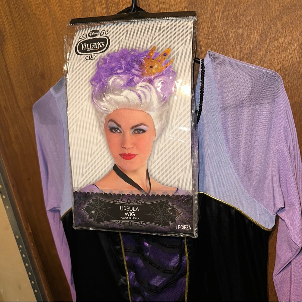 Amscan, 2016, Disneys Ursula Sea Witch Costume, Complete w/Wig